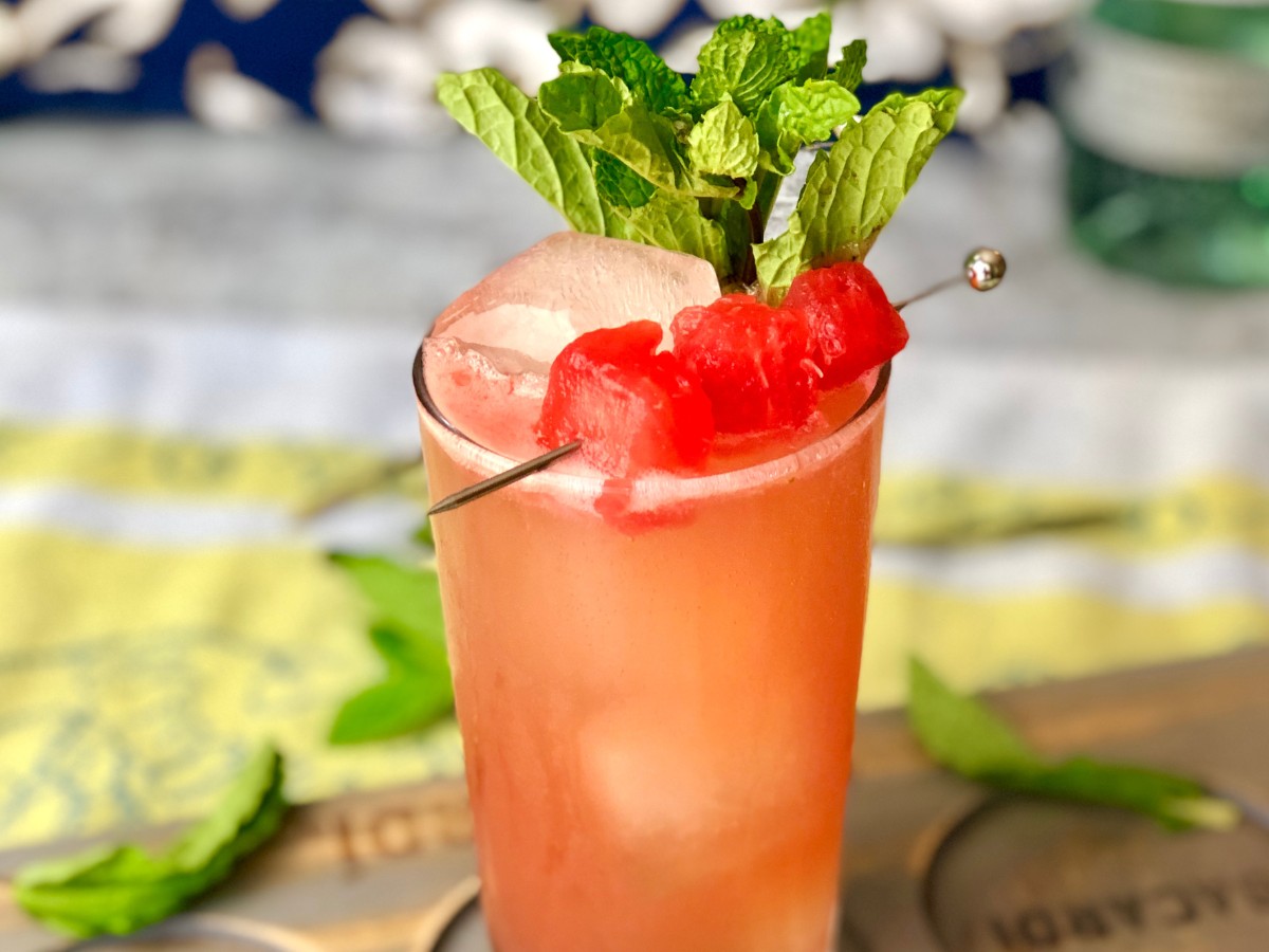watermelon mojito cocktail